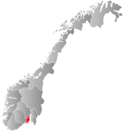Vestfold within Norway