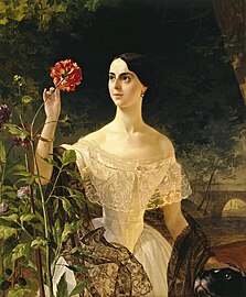 Portrait of Sophia Andreevna Bobrinskaya (Shuvalova), 1849, Hermitage Museum
