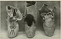19th-century Moccasins of the Cree and Blackfoot, partially modified following first contact with Europeans