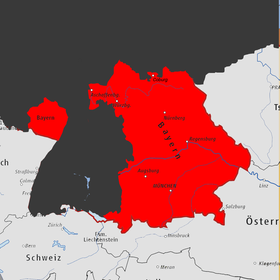 Localização de Baviera