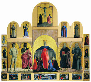 El llamado Políptico de la Misericordia, de Piero della Francesca, (1445-1462).