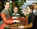Image 25Sofonisba Anguissola, The Chess Game, 1555, National Museum, Poznań, Poland (from Chess in the arts)