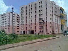 Serperate UG and PG hostel buildings of BRIMS with adequate parking place for 2 and 4 wheelers.