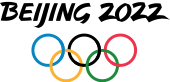 Schriftzug der Olympischen Winterspiele 2022