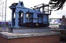 Early Napier side-lever engine from PS Leven, on display at Dumbarton, Scotland