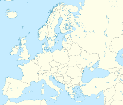 ユーロリーグの位置（ヨーロッパ内）