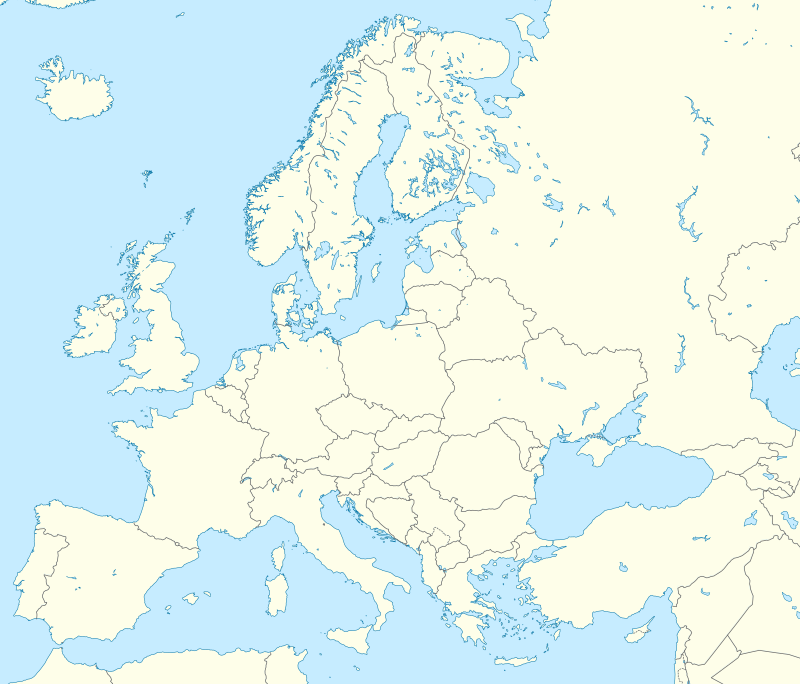 2019–20 में देश और क्षेत्र के अनुसार कोरोनावायरस का प्रकोप is located in यूरोप