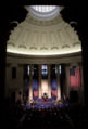 2007年1月31日にメインホールで演説するジョージ・W・ブッシュ大統領（当時）