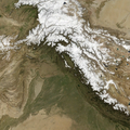 Image 29The snow-covered Himalayas (from Punjab)