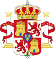 Kleines Wappen der Bourbonen-Könige Säulen des Herakles 1761–1808 1812–1868 1874–1931