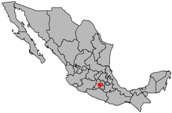 Plassering av Toluca