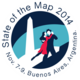Logo of State of the Map 2014