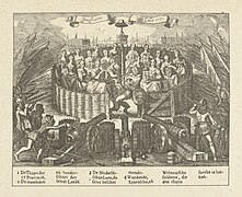 Alegoría de la Pacificación de Gante, 1576.