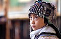 Hani-djevojčica sa tipičnim pokrivalom za glavu, Yunnan