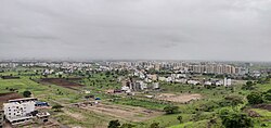 Lohgaon Skyline as seen from Khandoba Mal near DY Patil University