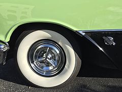 1956 Oldsmobile Super 88 with Coker Classic whitewall tires