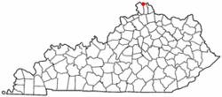 Location of Villa Hills, Kentucky