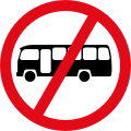 Midi-buses prohibited