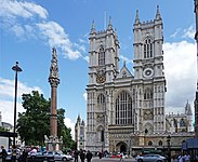 Westminster Abbey en oorlogsmonument