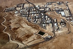 Aerial view of Mishor Adumim industrial park
