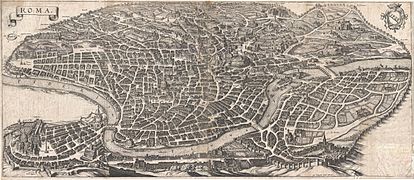 Ansicht von Rom, ca. 1640