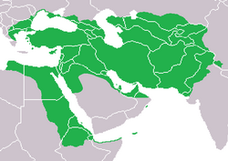 Ang mapa ng Imperyong Akemenida (berde) ca. 480 BCE.