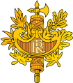 Emblem of France used in French India (1912–1954)