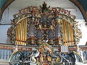Die Orgel von Bettenhausen wurde 1747 von Johann Ernst Döring ursprünglich für Unterweid gebaut