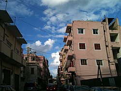 A narrow street in Bourj Hammoud
