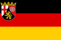 Landes- und Landesdienstflagge mit diesem Wappen