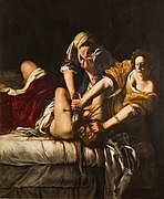 Judite Decapitando Holofernes, c. 1620, Galleria degli Uffizi, Florença