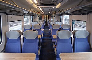 Class 185 refurbished standard-class interior