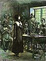 Anne Hutchinson a tárgyaláson, 1901