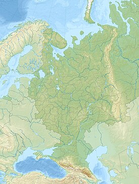 Naródnaya ubicada en Rusia europea