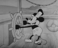 Image 29Excerpt of Steamboat Willie (1928), the first Mickey Mouse sound cartoon. (from The Walt Disney Company)
