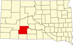Koartn vo Jackson County innahoib vo South Dakota