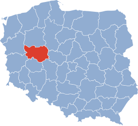 Localisation de Voïvodie de Poznań