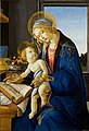 Image 27The scene in Botticelli's Madonna of the Book (1480) reflects the presence of books in the houses of richer people in his time. (from History of books)