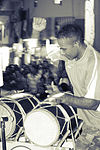 4 Drummer playing Boduberu (Maldives, 2010)
