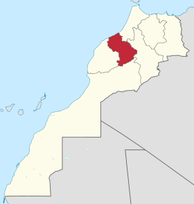 موقع الجهة الجنوبية في المغرب