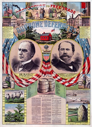 1896 Republican Campaign Poster