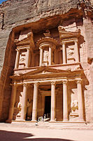 Tumba de Jazneh Firaun («el tesoro del faraón»), en Petra.