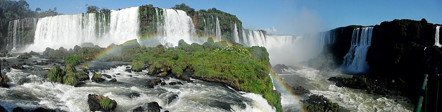 The Iguazu Falls, in the Misiones Province it is one of the New7Wonders of Nature.[172]