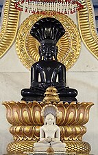 Parsvanatha statue in Bhelupur Jain temple, Varanasi