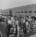 Image 2The first Braceros arrive in Los Angeles by train in 1942. Photograph by Dorothea Lange. (from History of Mexico)
