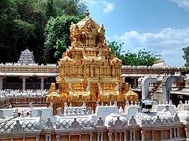 Kanaka Durga temple gopuram, Vijayawada