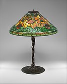 Lamp; 1902–1918; lead and glass; 67.9 x 52.1 cm; Metropolitan Museum of Art (New York City)