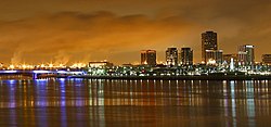 Long Beach v noci