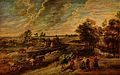 『畑から戻る農夫』（1637年頃） ピッティ美術館（フィレンツェ）