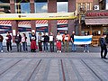 Protesty Rusů v Jerevanu proti válce na Ukrajině dne 17. dubna 2022